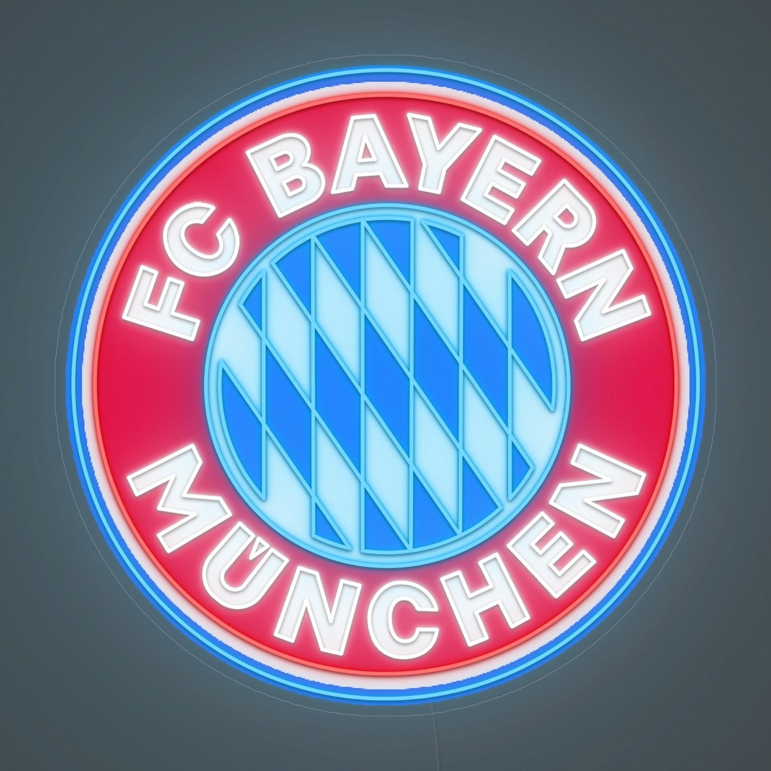 Dominez avec le Néon Logo Bayern Munich de Lumicorne