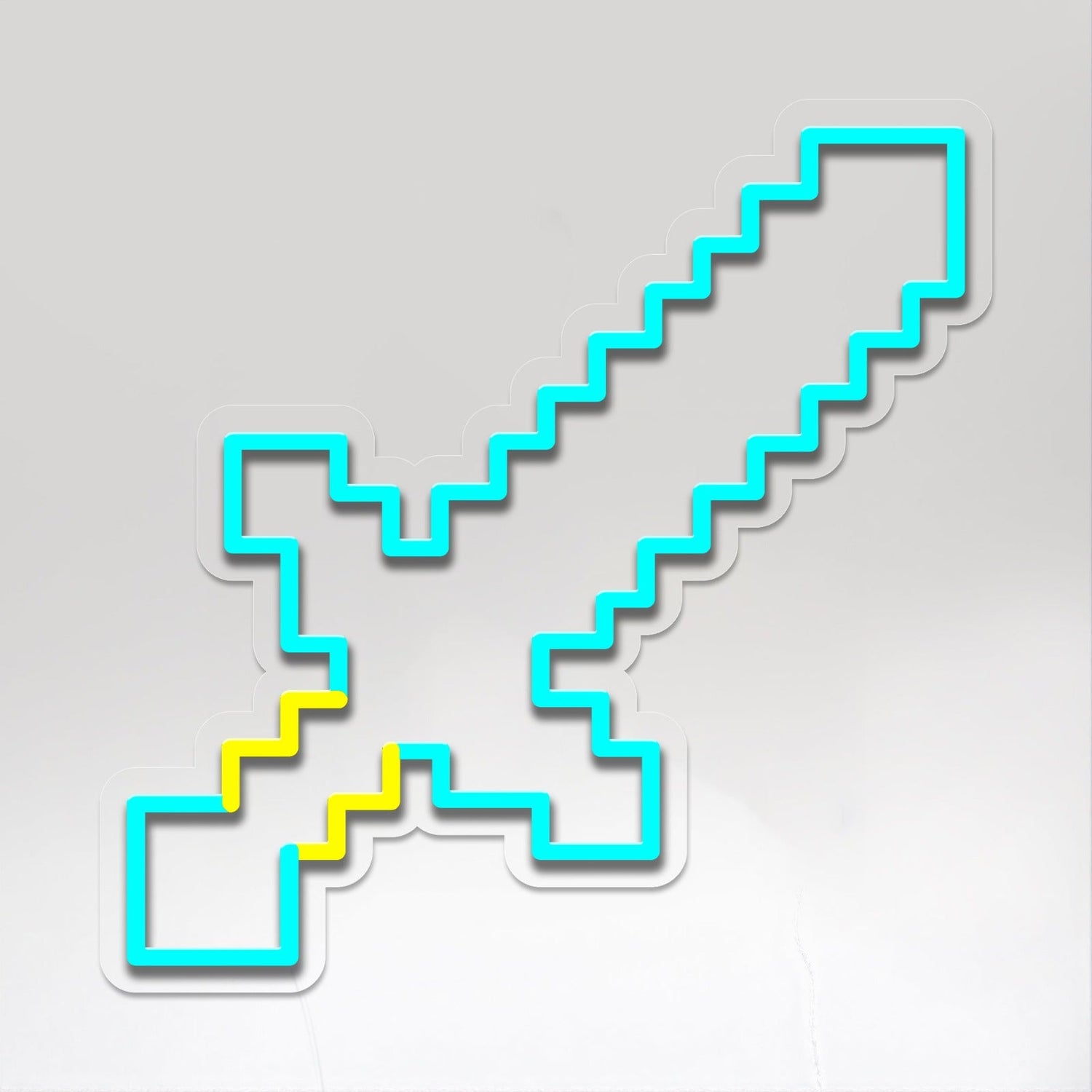 Illuminez Votre Setup avec le Néon Épée de Diamant Minecraft de Lumicorne