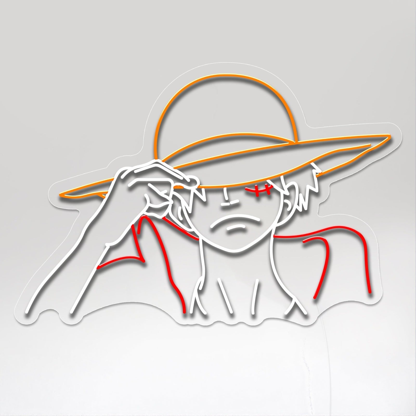 Naviguez Vos Rêves avec le Néon Chapeau de Paille One Piece de Lumicorne