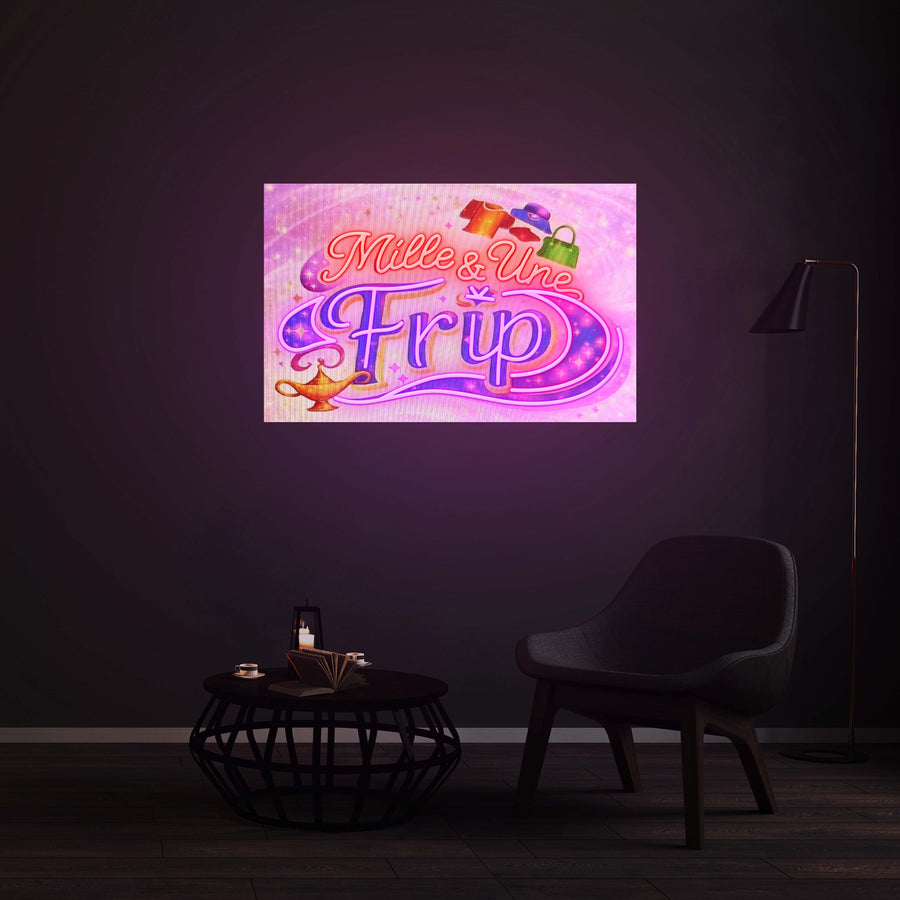 Personnalisation Enseigne LED Néon - Mille & Une Frip
