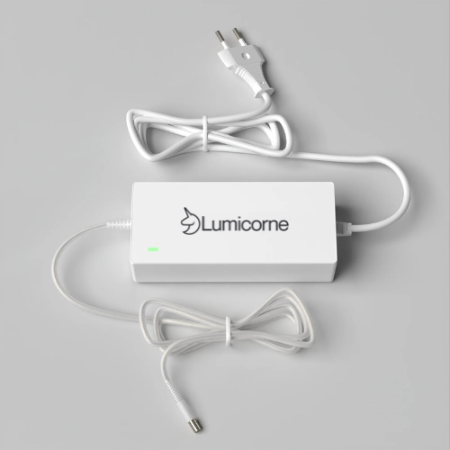 Enseigne néon LED Bloc Adaptateur — accessoire pour enseigne néon LED, fabriquée sur-mesure par Lumicorne