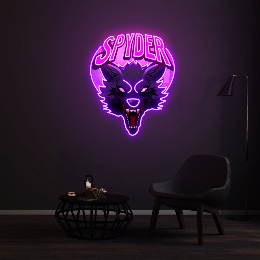 Personnalisation Enseigne LED Néon - SPYDER