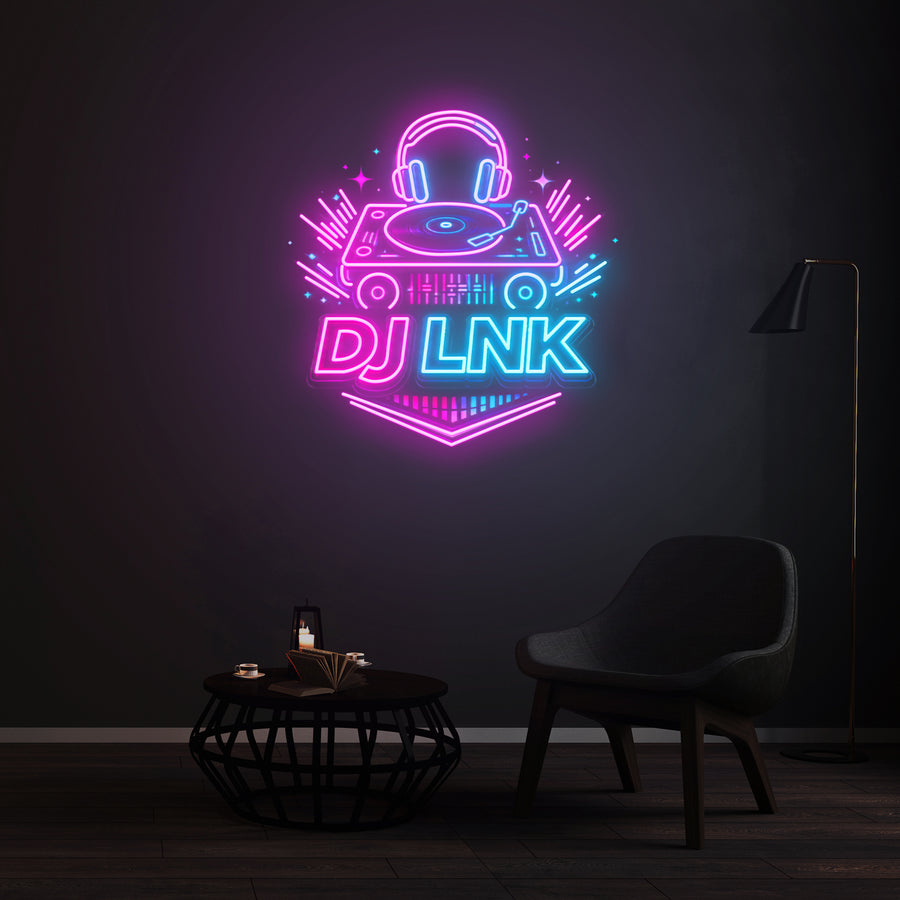 Personnalisation Enseigne LED Néon - Dj Lnk