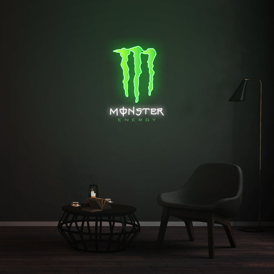 Personnalisation Enseigne LED Néon - Monster