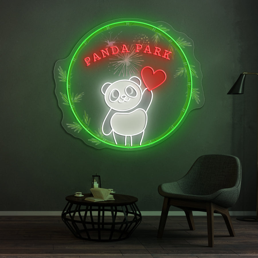 Personnalisation Enseigne LED Néon - Panda Park