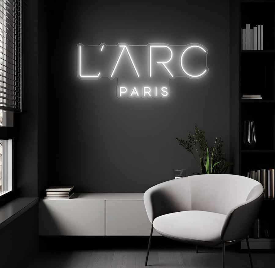 Enseigne LED Néon Personnalisée L’Arc Paris