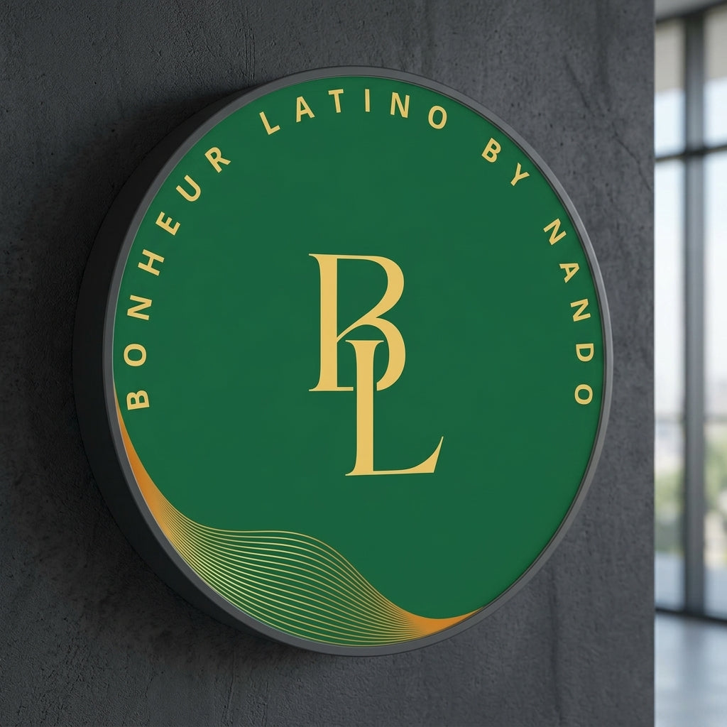 Bonheur Latino by Nando. · Caisson lumineux