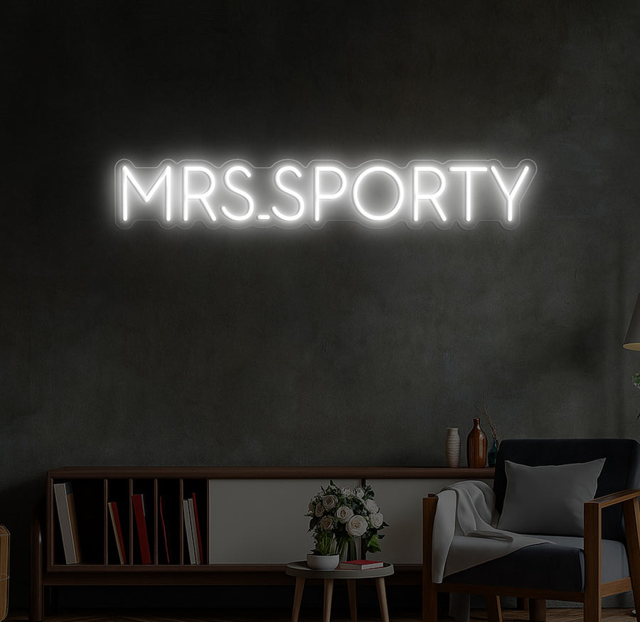 Enseigne LED Néon Personnalisée Sporty Club