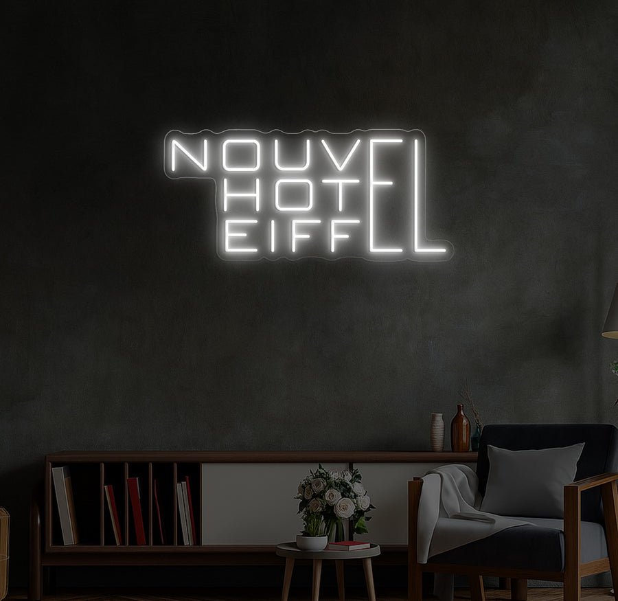 Custom LED Neon Sign for the New Eiffel Hotel