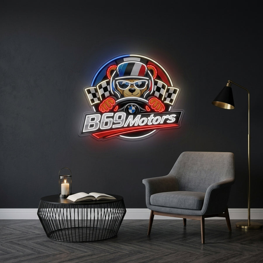Personnalisation Enseigne LED Néon - B69 Motors