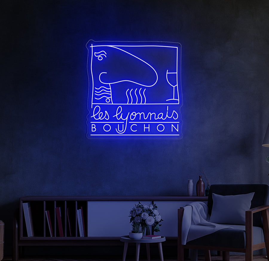 Custom LED Neon Sign for the People of Lyon