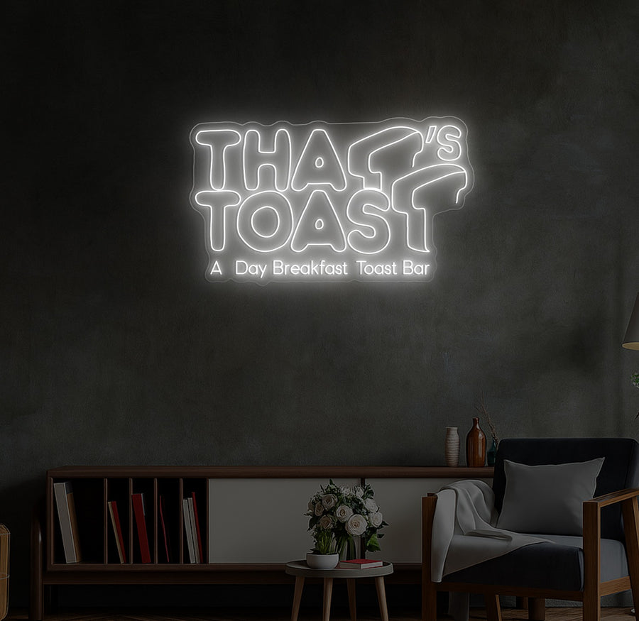 Enseigne LED Néon Personnalisée That's Toast