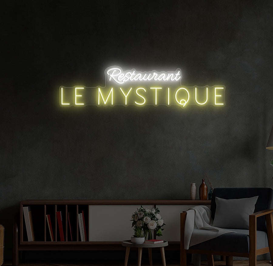 Enseigne LED Néon Personnalisée Le Mystique