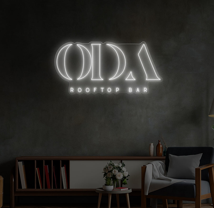 Custom LED Neon Sign for ODA Rooftop Bar