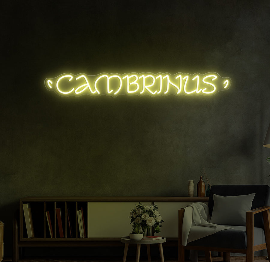 Cambrinus Custom Neon LED Sign