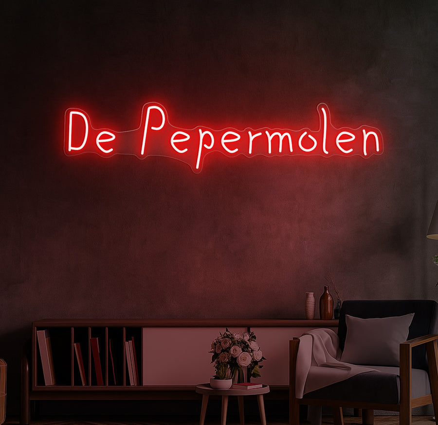 Enseigne LED Néon Personnalisée De Pepermolen