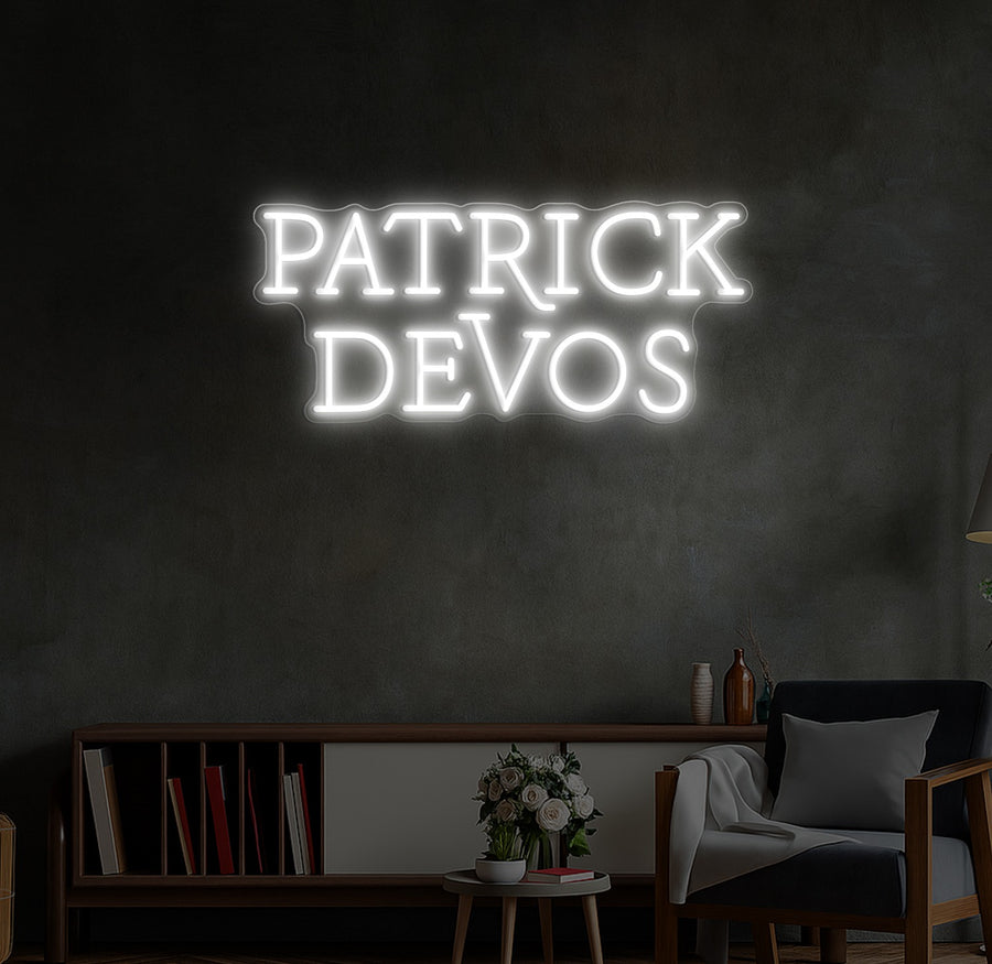 Custom LED Neon Sign for Patrick Devos Restaurant