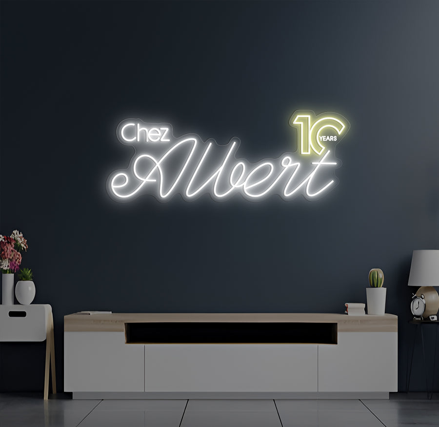 Custom LED Neon Sign at Albert's