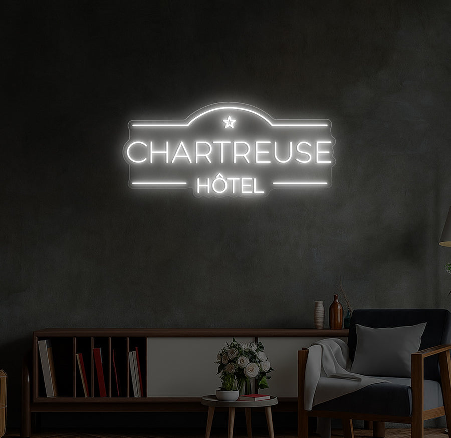 Custom LED Neon Sign for Hotel La Chartreuse