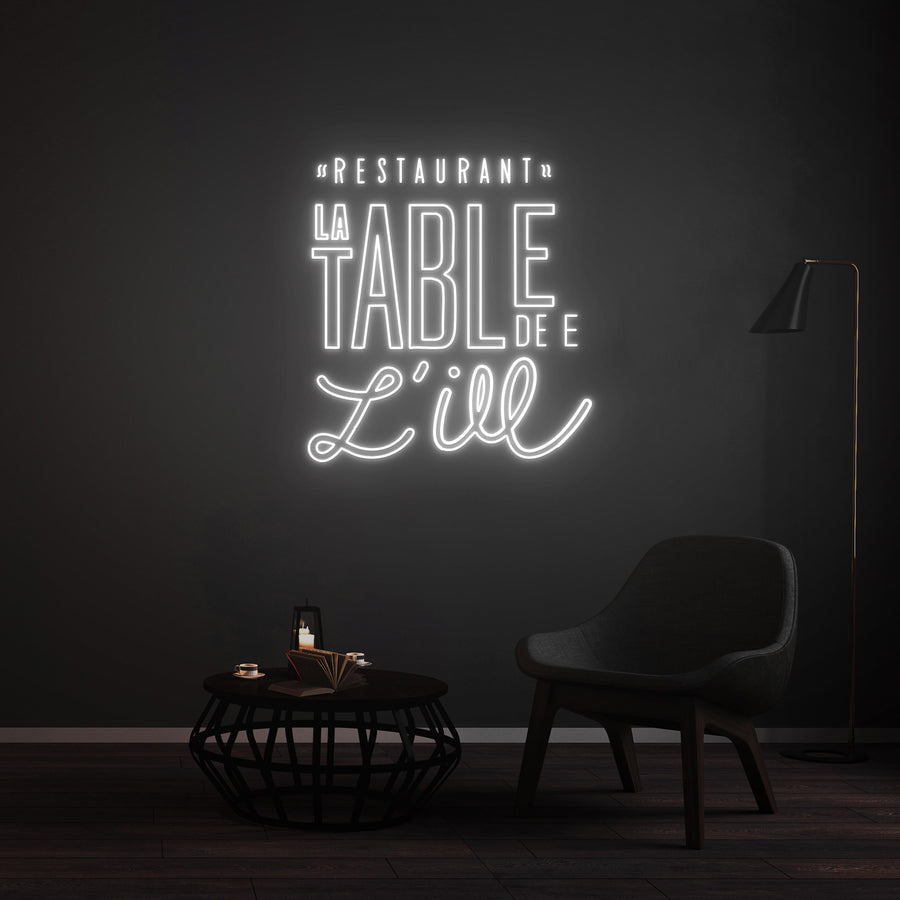 Custom LED Neon Sign - Tifn Food