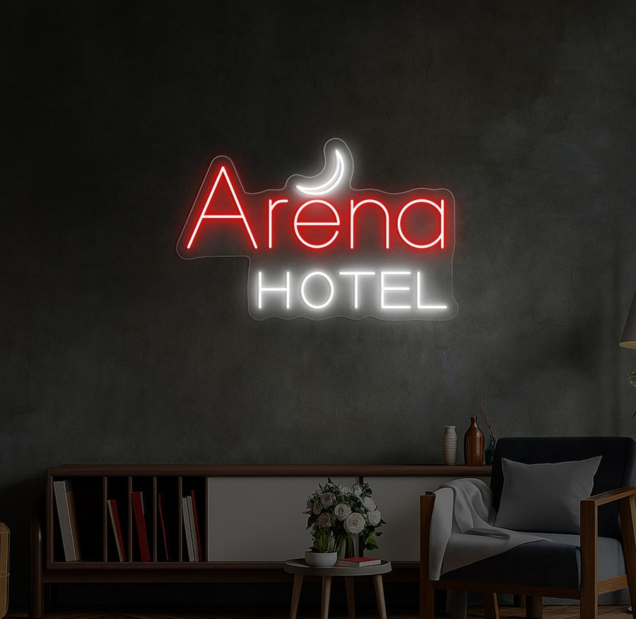 Enseigne LED Néon Personnalisée Hotel Arena
