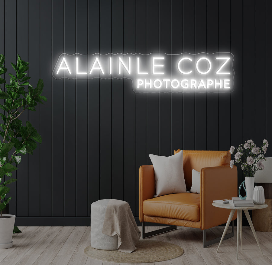 Custom LED Neon Sign by Studio Alain Le Coz