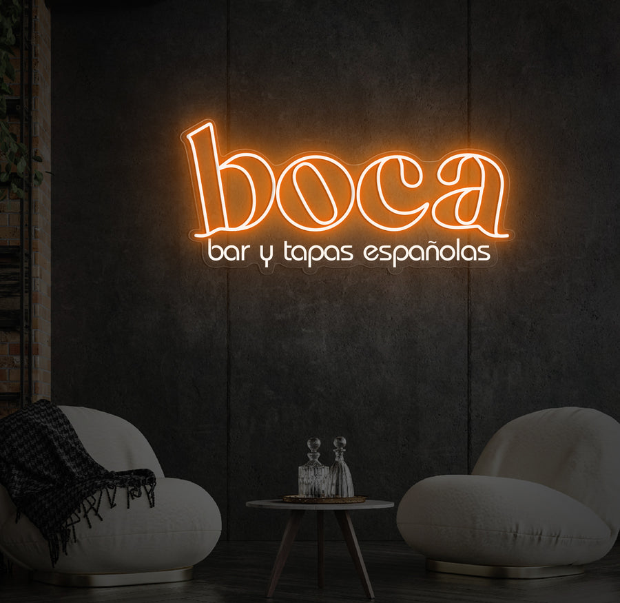 Enseigne LED Néon Personnalisée BOCA DOS