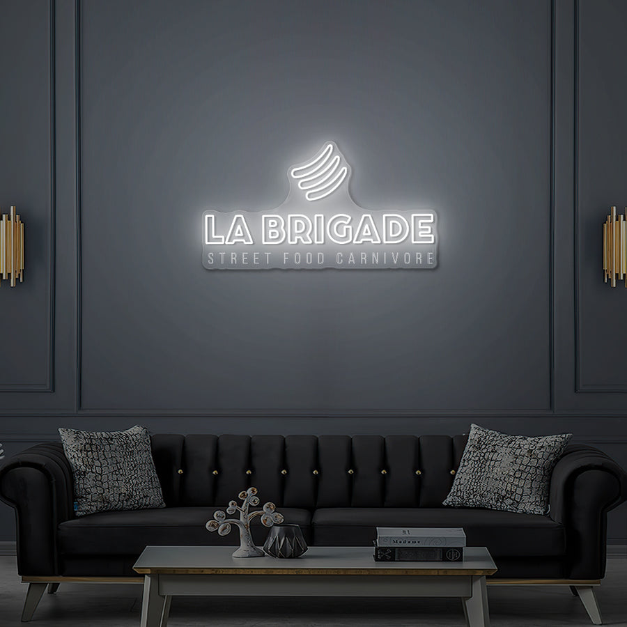 Enseigne LED Néon Personnalisée La Brigade