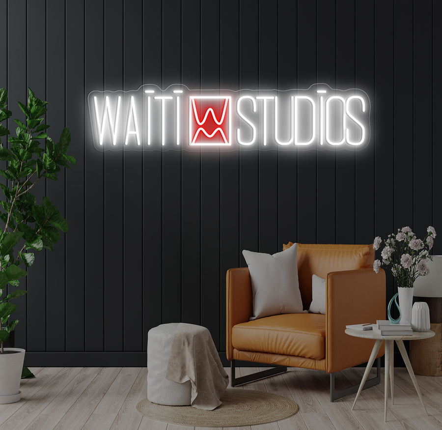 Custom LED Neon Sign - Studio Waïti
