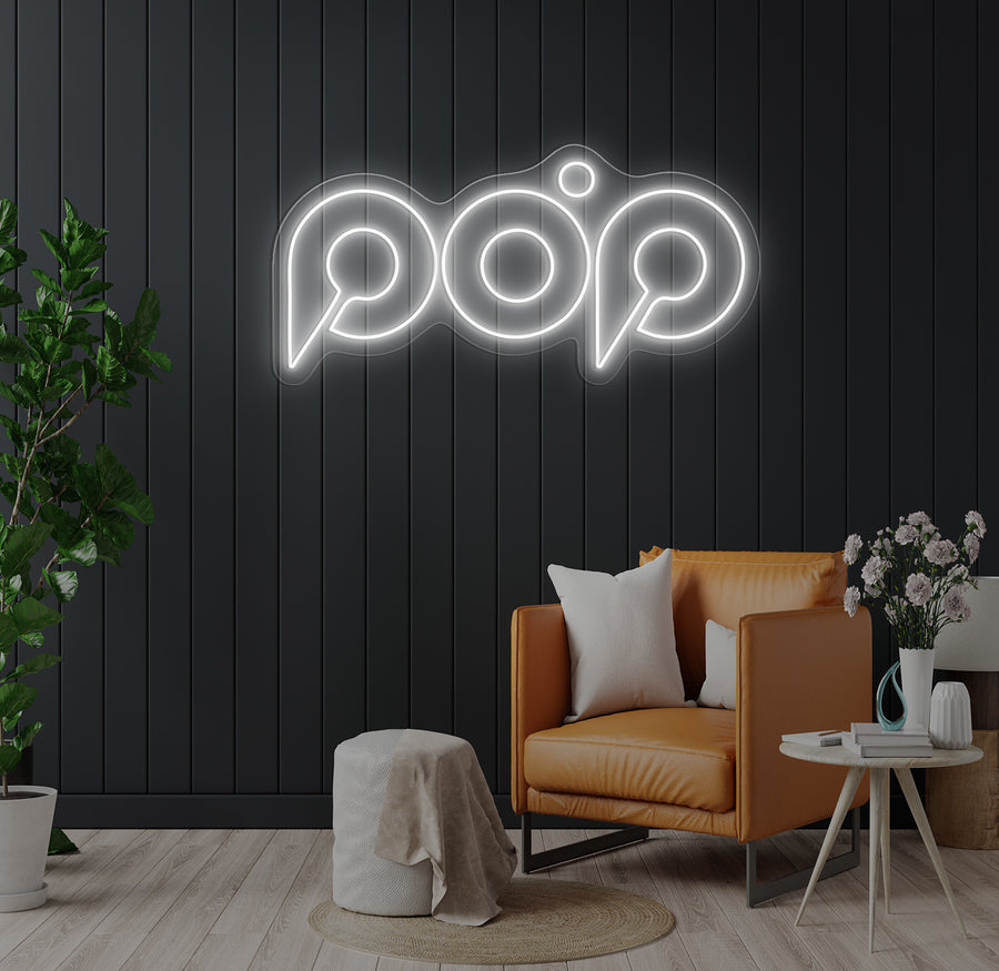 Enseigne LED Néon Personnalisée Le Pop Club