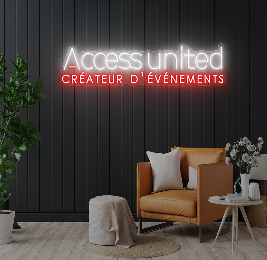 Custom LED Neon Sign for Event Agency