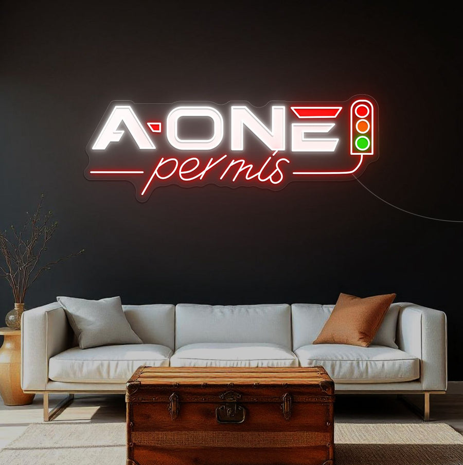 Custom LED Neon Sign A One Permit