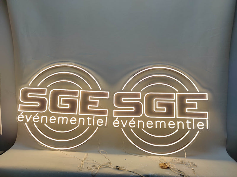 Enseigne LED néon Lumicorne : SGE ÉVÉNEMENTIEL