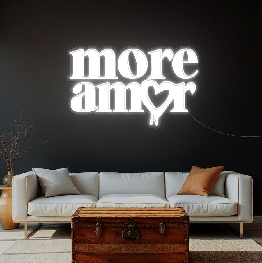Enseigne LED Néon Personnalisée Amor