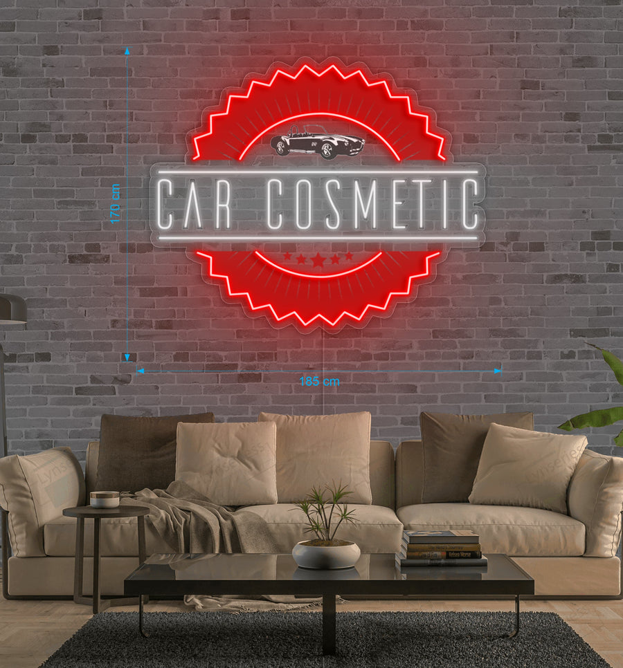 Enseigne LED Néon Personnalisée - CAR COSMETIC