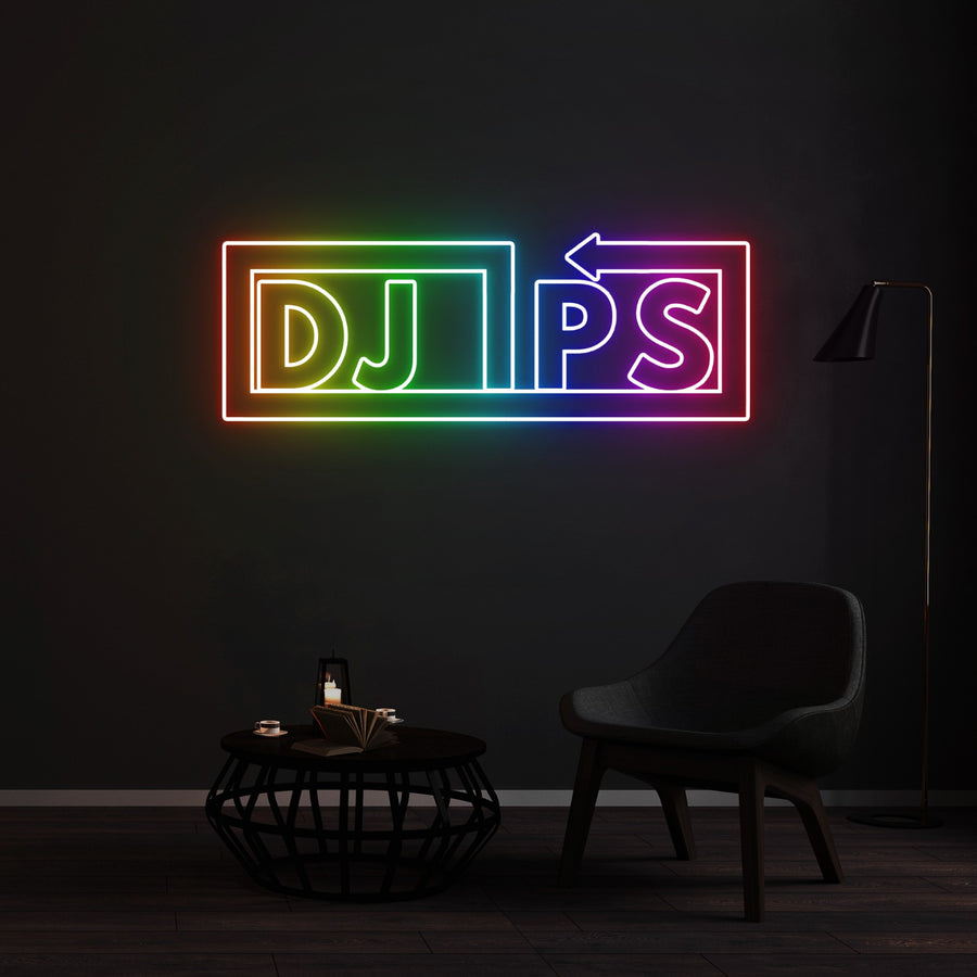 Enseigne LED Néon Personnalisée - DJ IPS