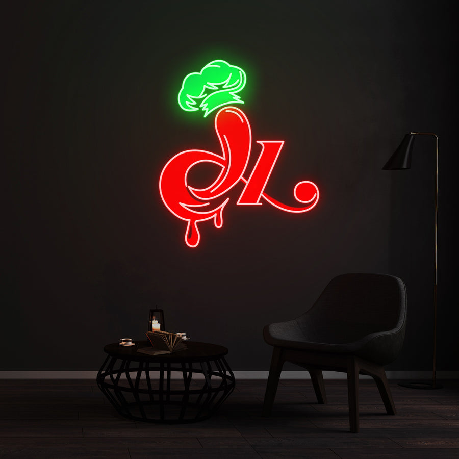 Enseigne LED Néon Personnalisée - HONEYMOON
