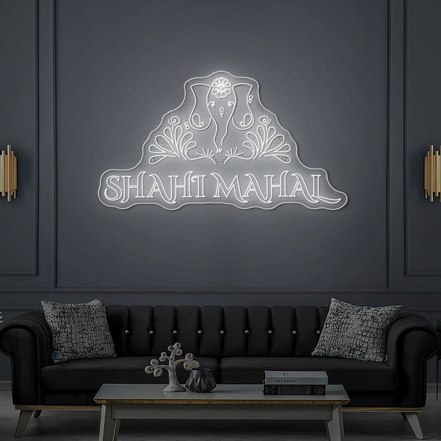 Enseigne LED Néon Personnalisée Shahi Mahal