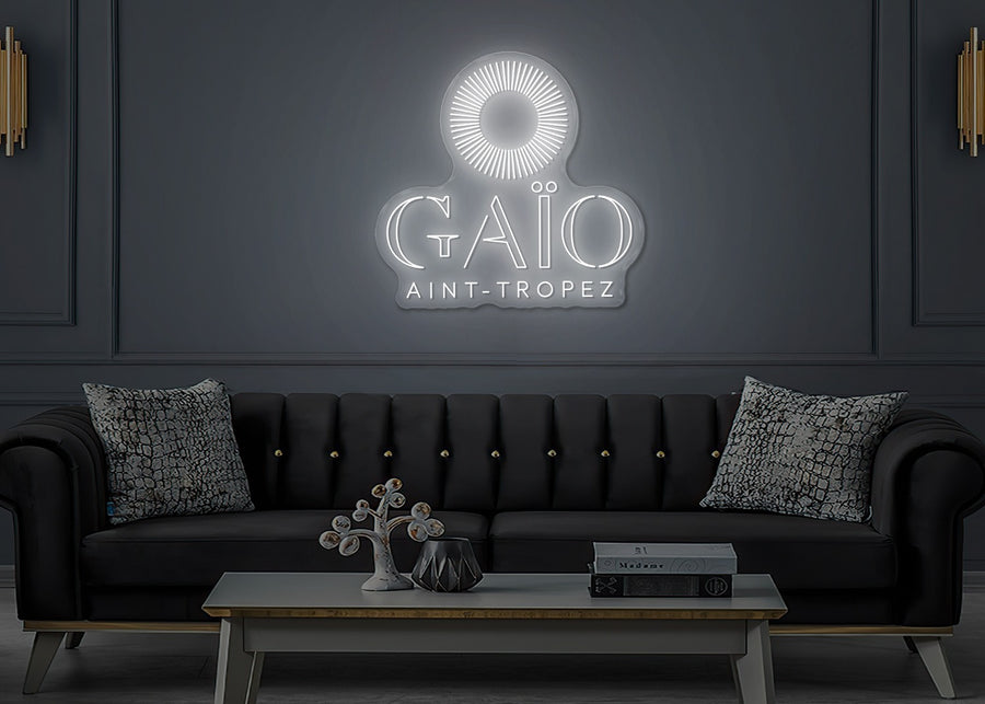 Enseigne LED Néon Personnalisée Gaio