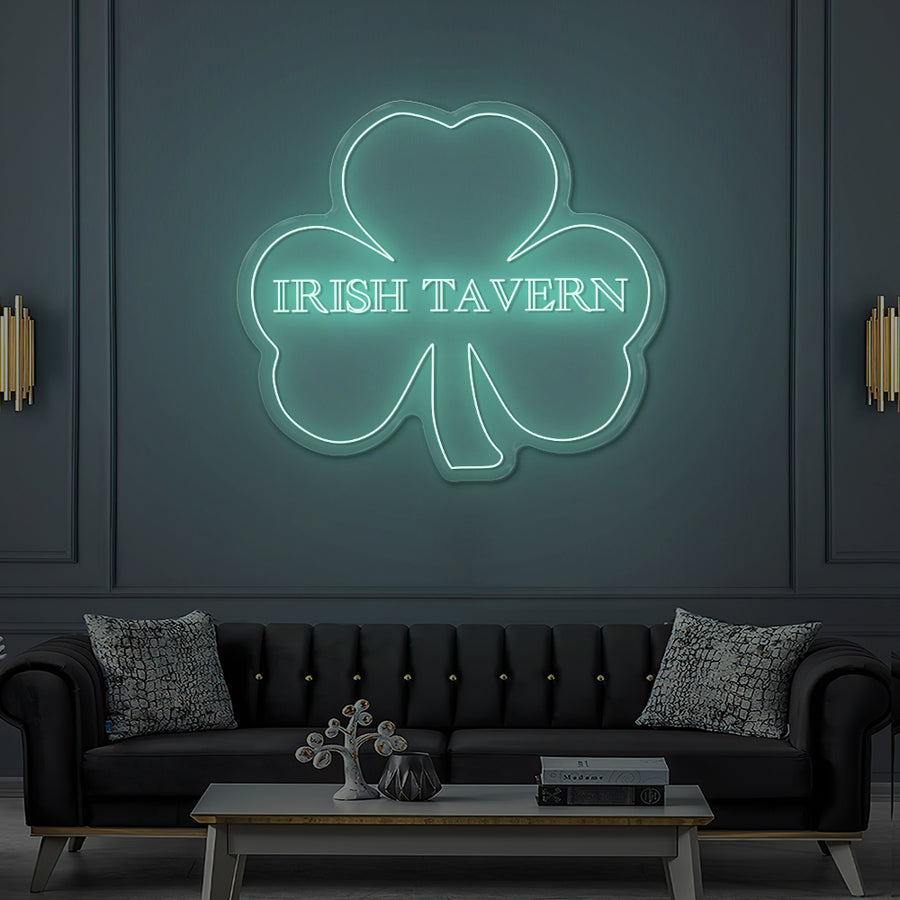 Custom LED Neon Sign Irish Tavern