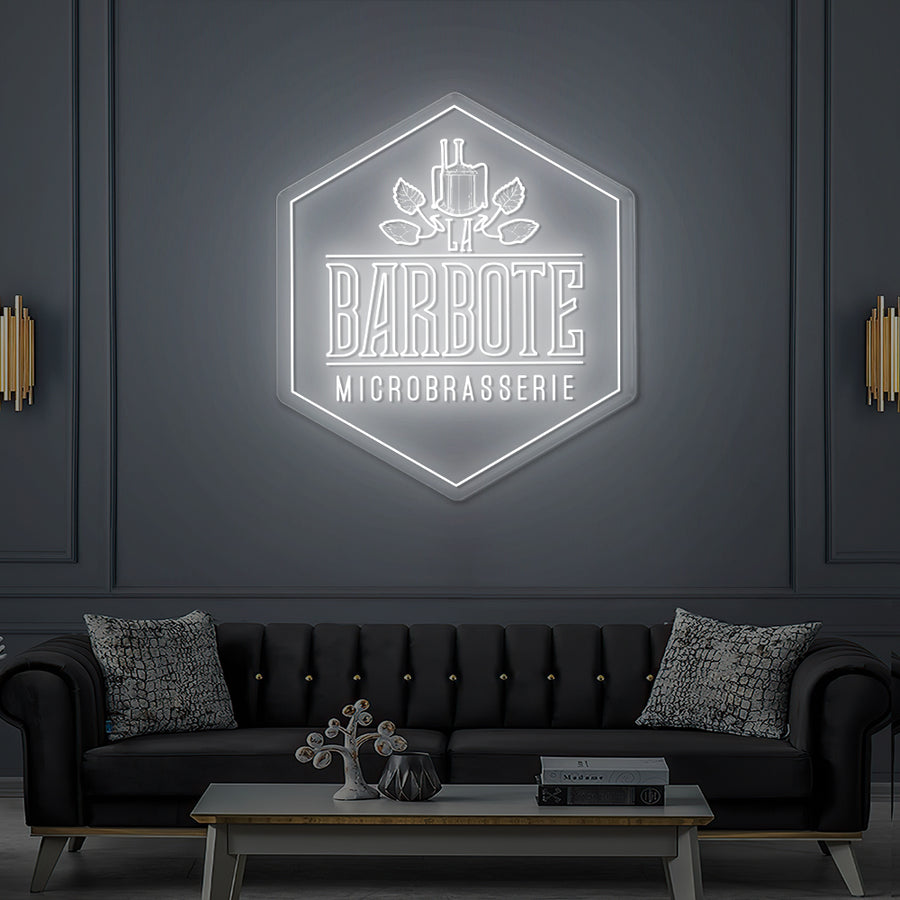 Custom LED Neon Sign for La Barbote Microbrewery