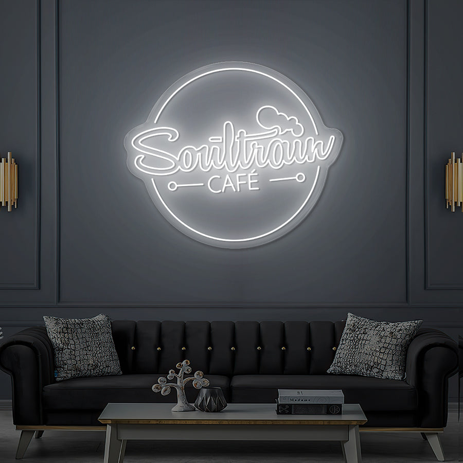 Enseigne LED Néon Personnalisée Soultrain bar - Cocktails Lille