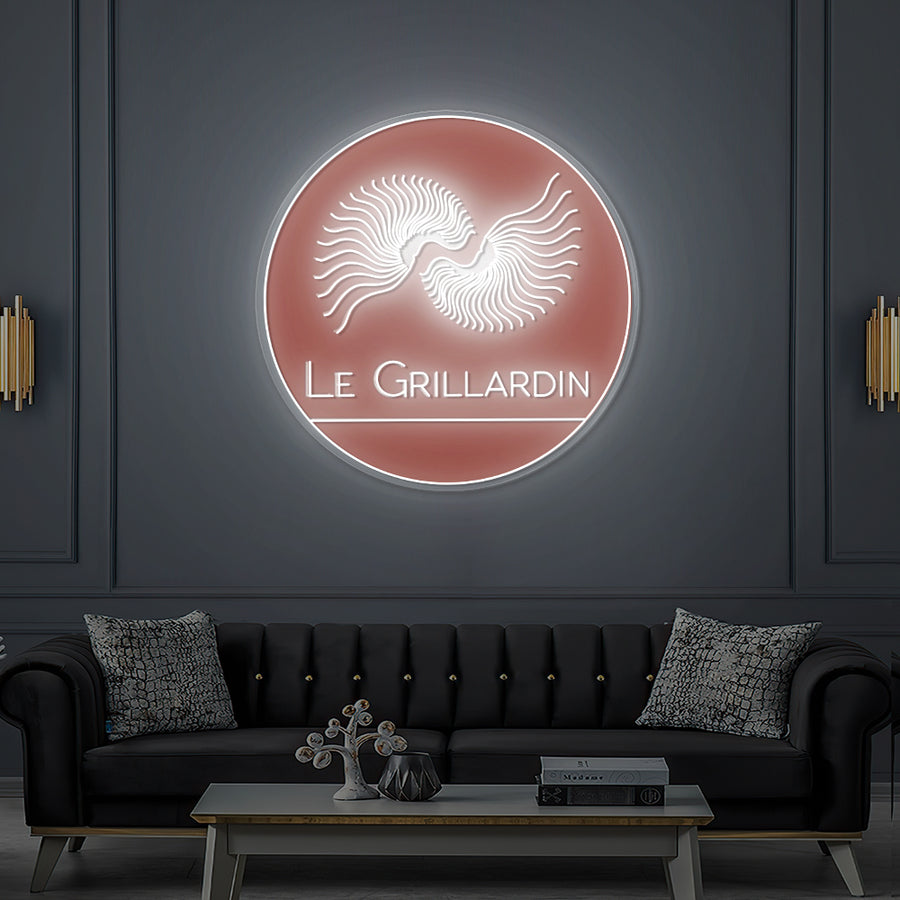 Enseigne LED Néon Personnalisée Le Grillardin