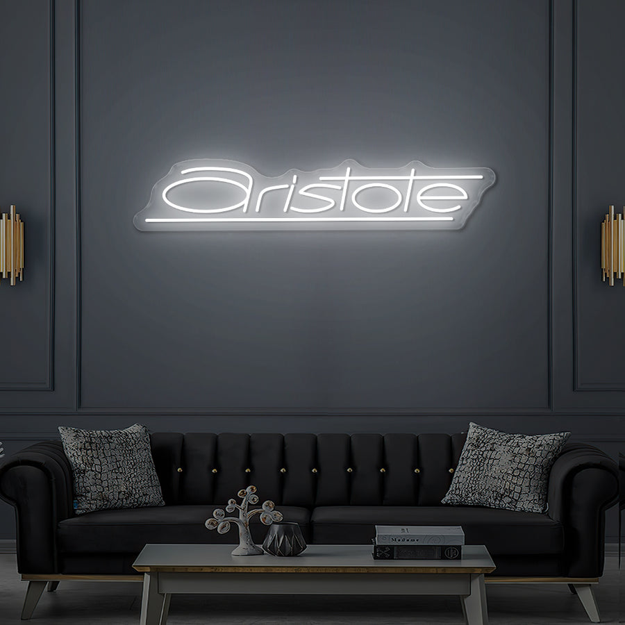 Enseigne LED Néon Personnalisée Barge Aristote