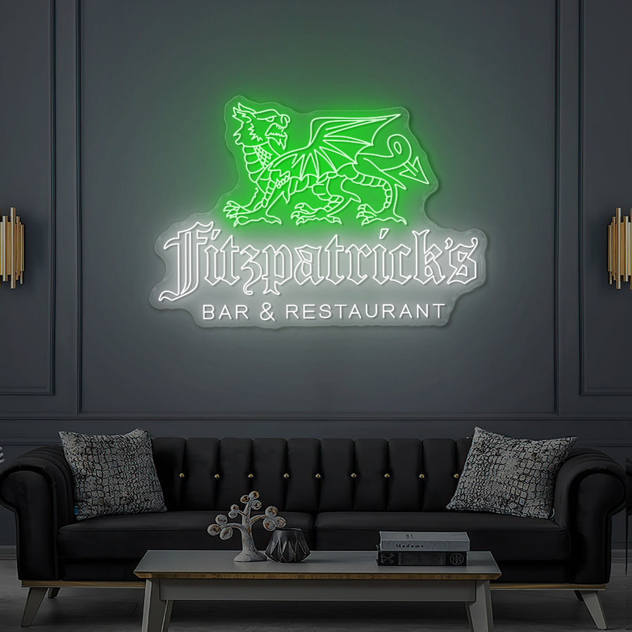 Custom LED Neon Sign for Fitzpatrick's Irish Pub