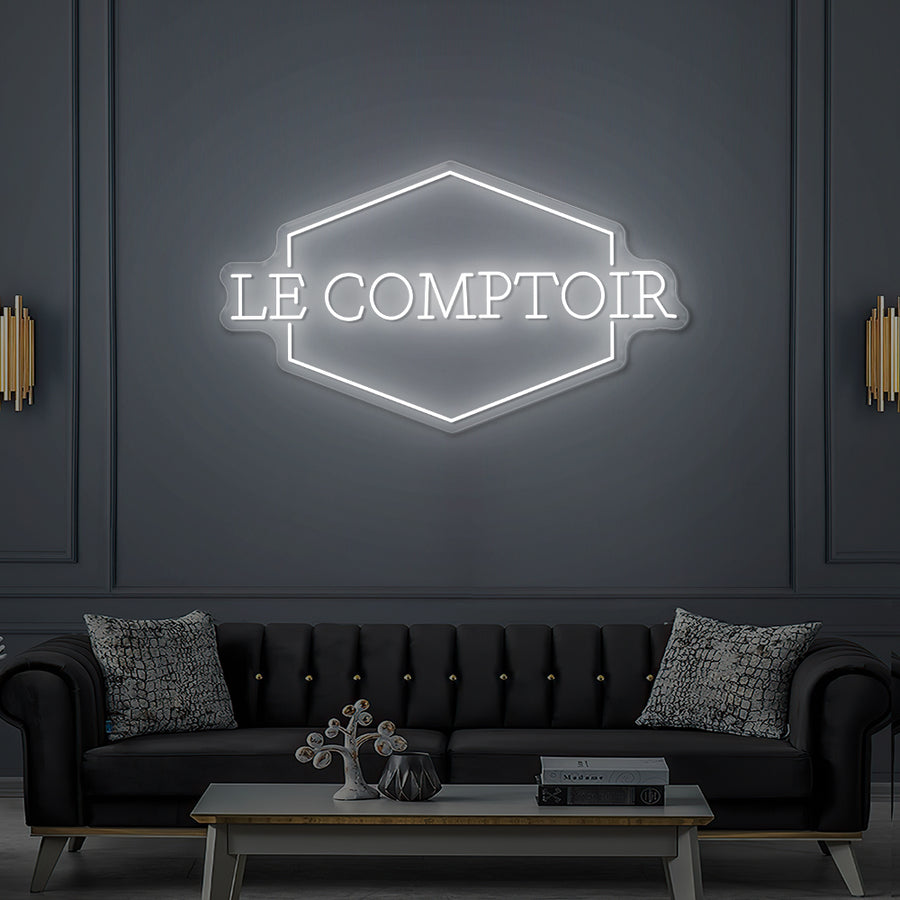 Custom LED Neon Sign for Le Comptoir