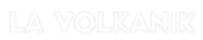 Néon Personnalisé LA VOLKANIK