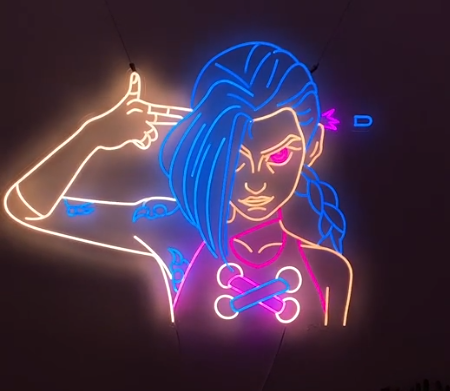 Néon LED Jinx 100cm Personnalisé pour Pierre