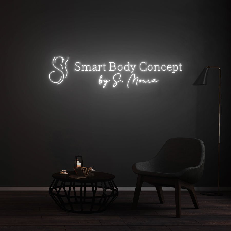 Custom LED Neon Sign - Smart Body Concept by S. Moura
