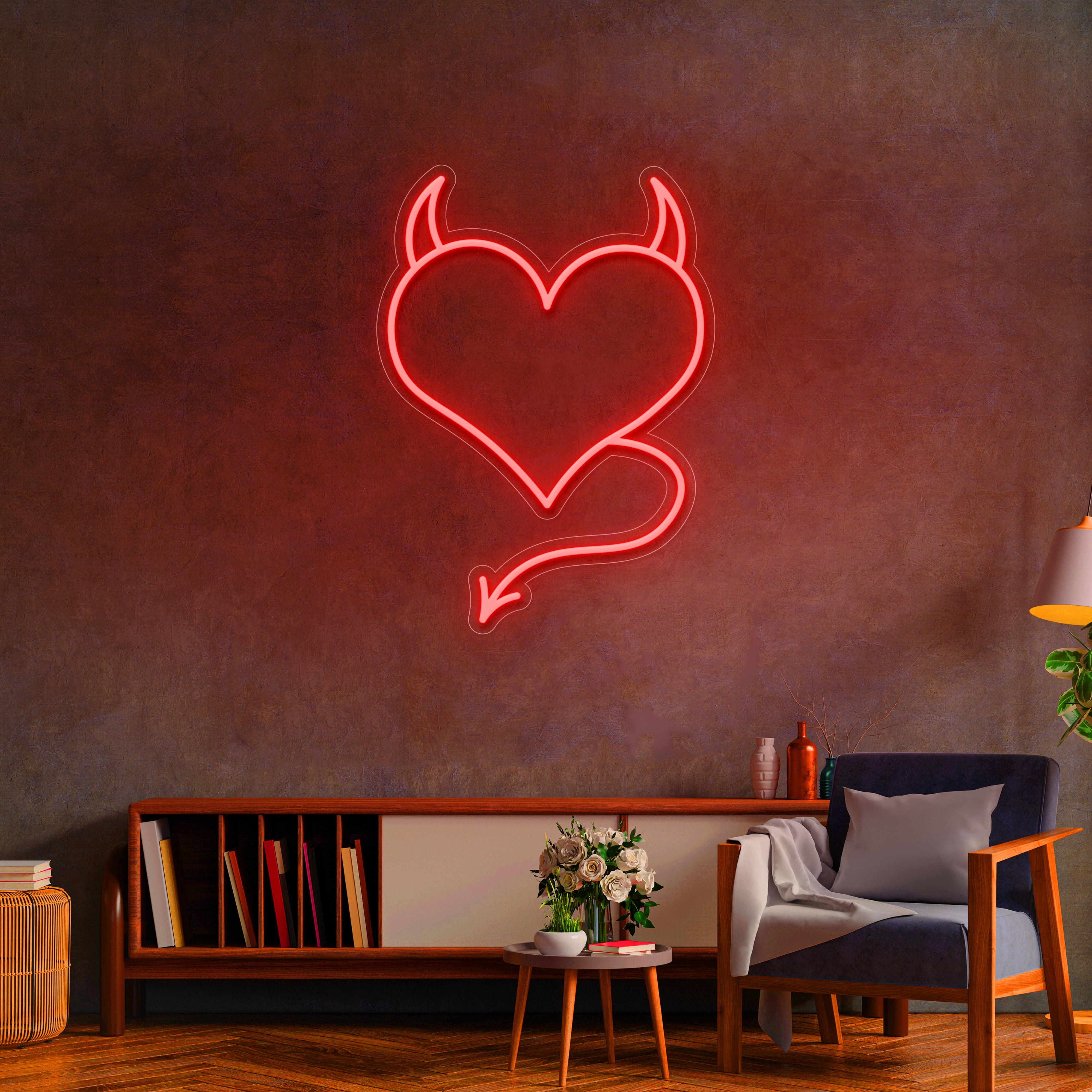 Néon Custom Devil Heart